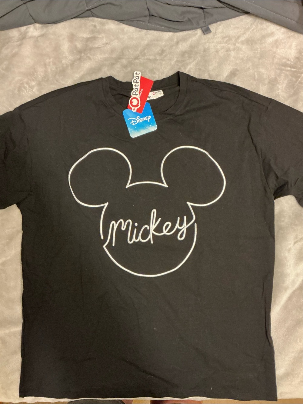 Disney Mickey Mouse Black Graphic Tee